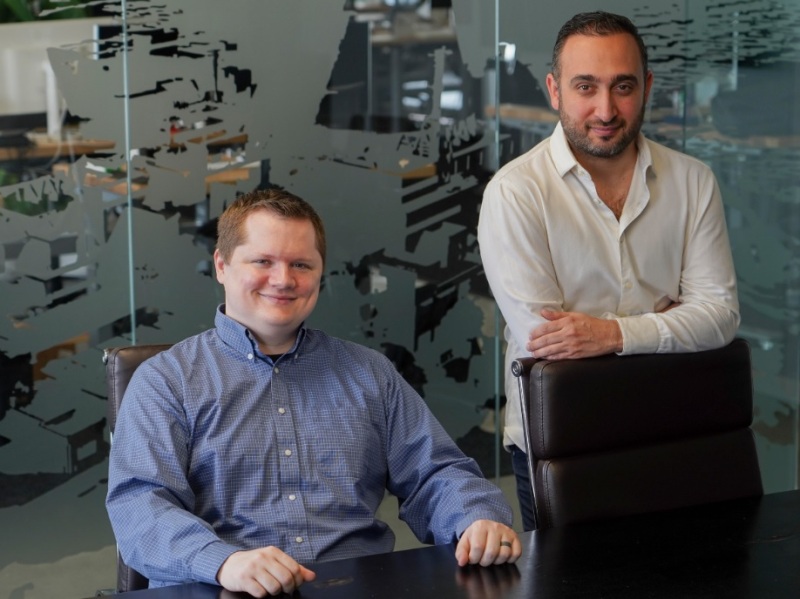 Subspace CEO Bayan Towfiq (right), and CTO William King.
