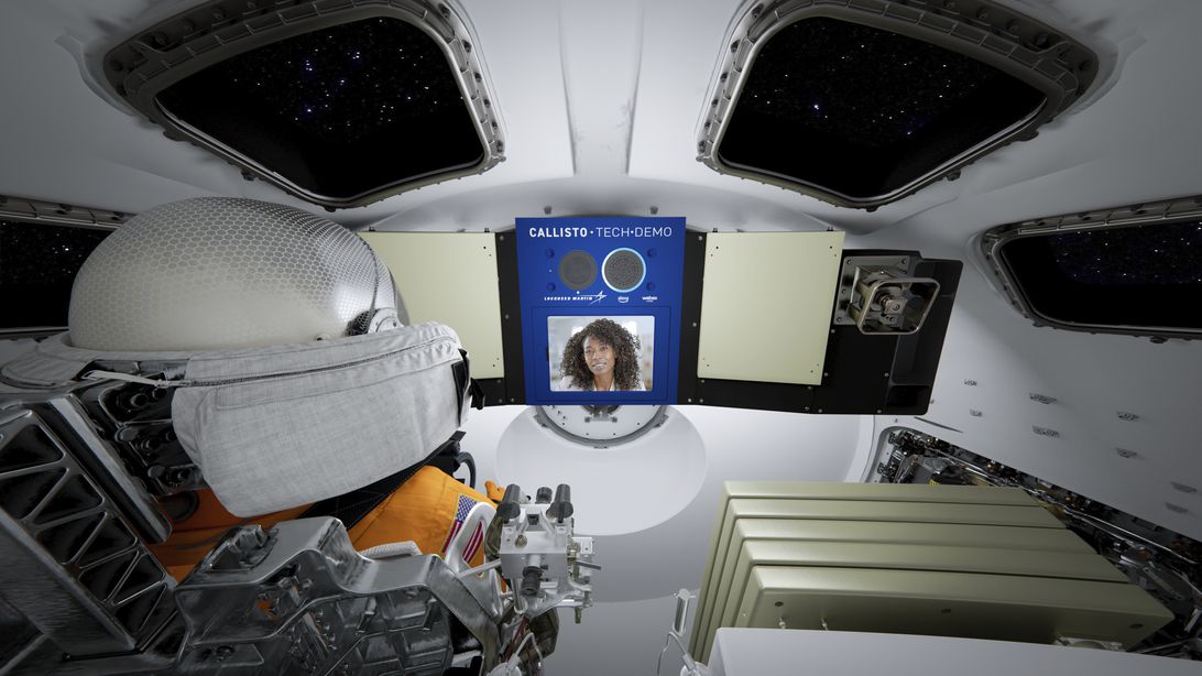 Callisto demo in space capsule