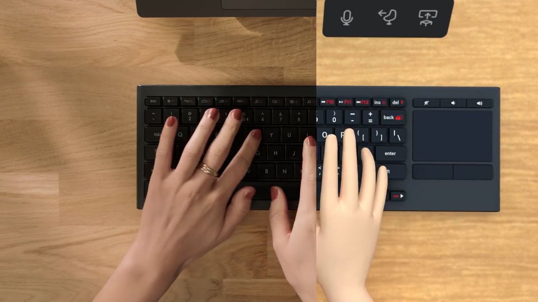 Horizon Workrooms keyboard