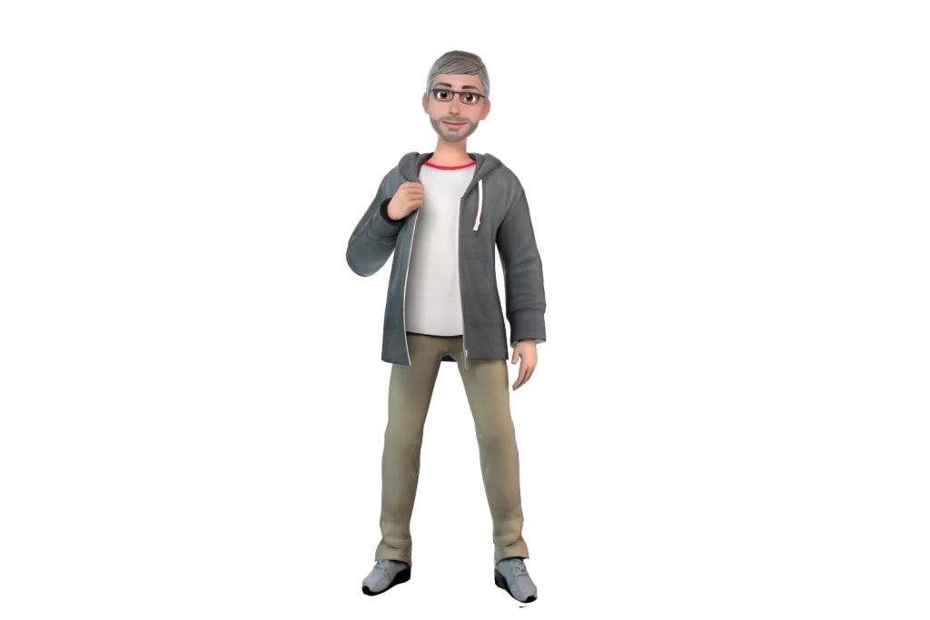 Roblox CEO Dave Baszucki's Builderman avatar.