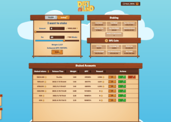 DeFi Land (DFL) Single Sided Staking