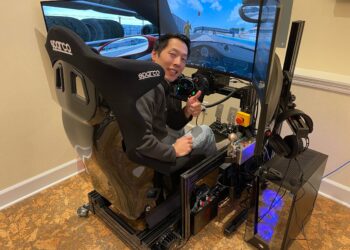 Pedal to the metaverse: This Seattle techie found real-world pain driving on a simulated racetrack