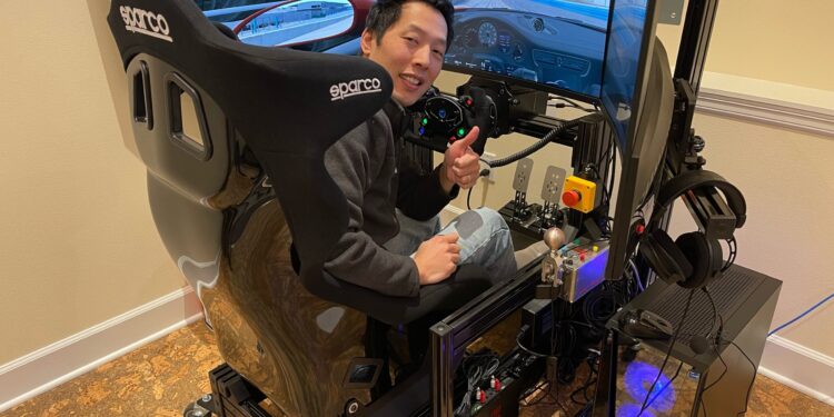 Pedal to the metaverse: This Seattle techie found real-world pain driving on a simulated racetrack