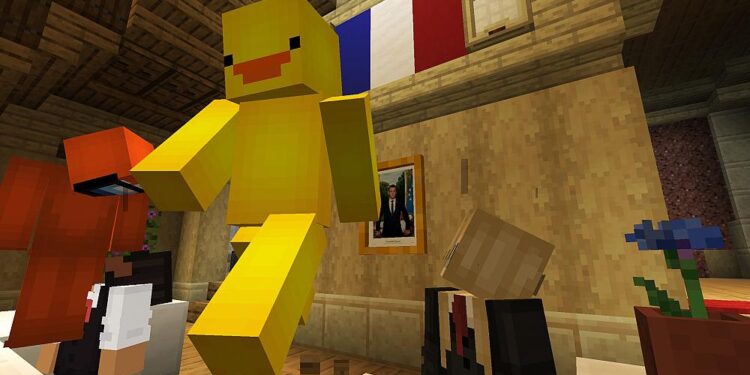 France election: Emmanuel Macron’s Minecraft server is a glimpse at politics in the metaverse