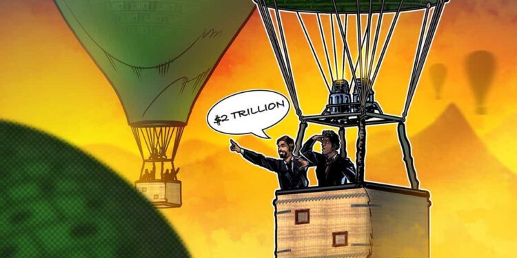 Crypto rallies to $2T market cap as institutions signal readiness to enter