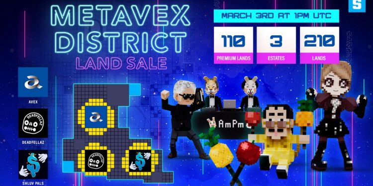 The Metavex District LAND Sale