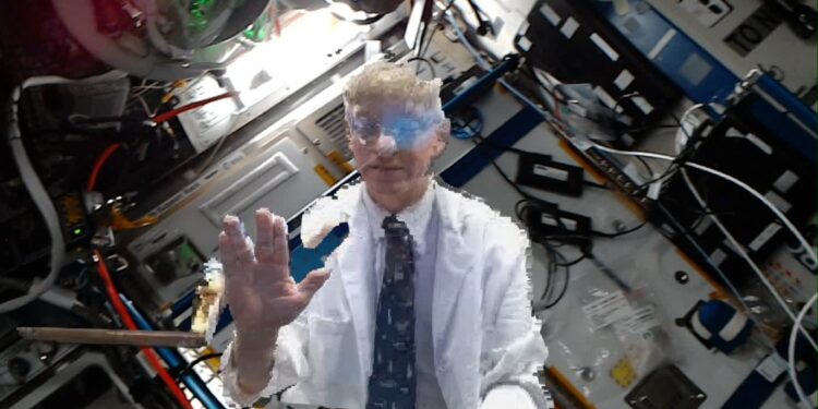 NASA beamed holographic doctors to the International Space Station
