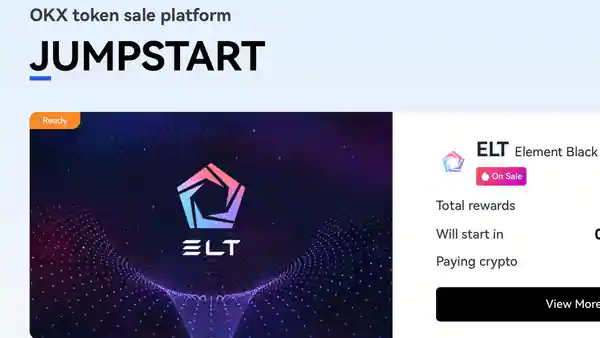 Okx Jumpstart Lists Element.black Token Okx
