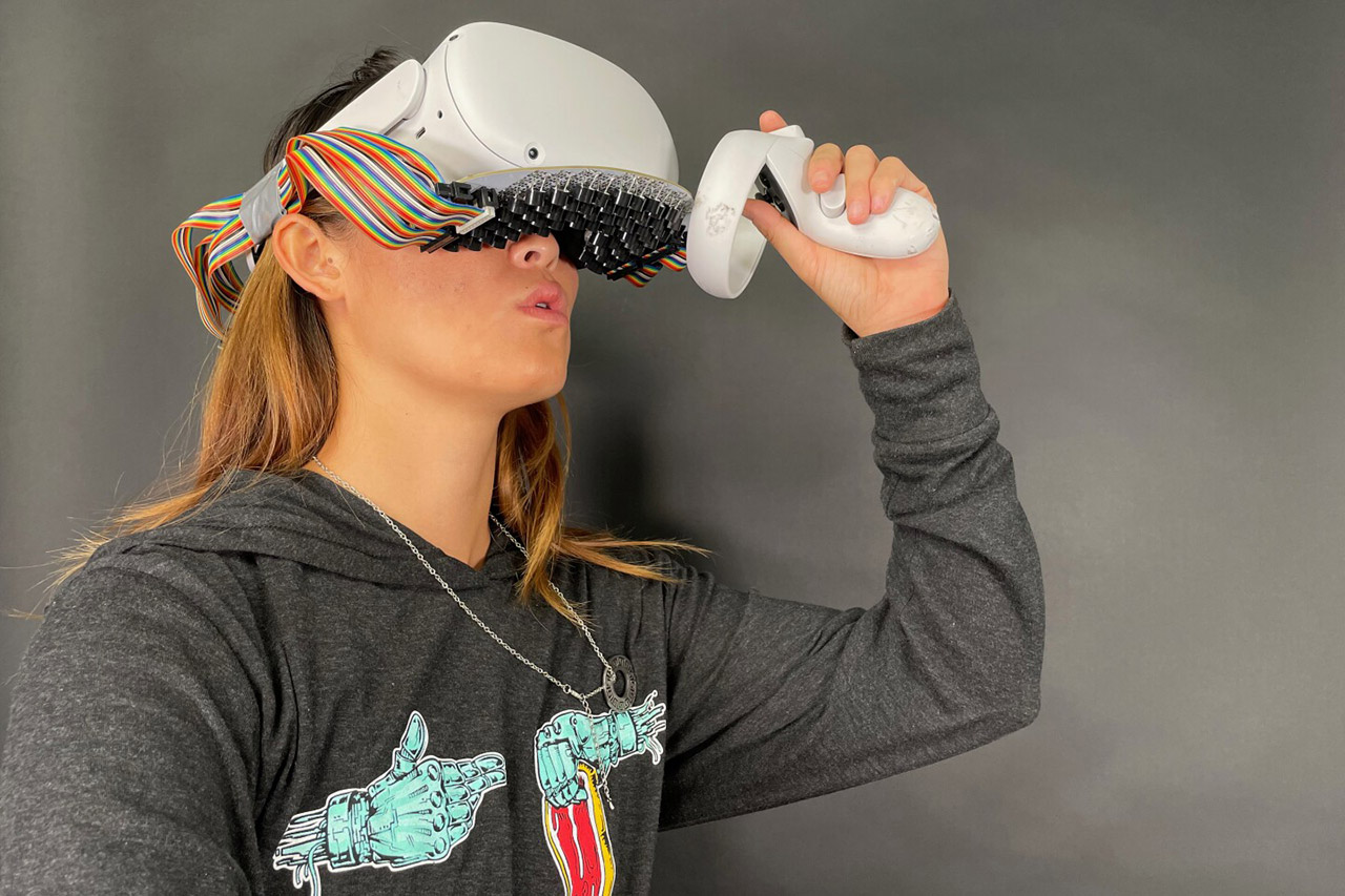Mouth Haptics Virtual Reality Kiss Metaverse