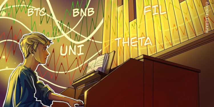 BTC, BNB, UNI, FIL, THETA