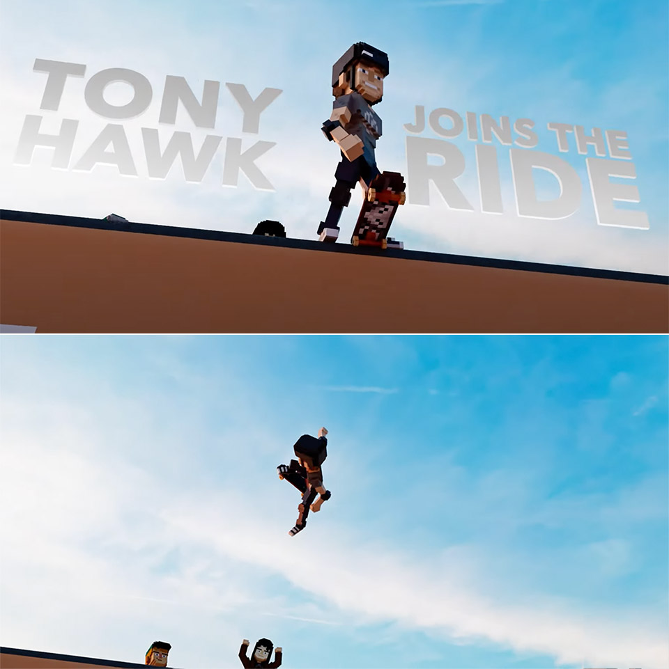 Tony Hawk The Sandbox Largest Skatepark Metaverse