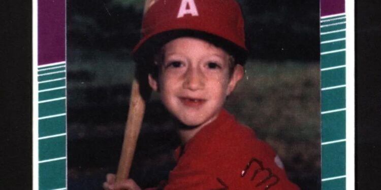 Mark Zuckerberg is minting an NFT of his Little League baseball card for some reason