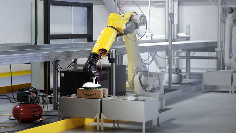 Amazon's Omniverse warehouse.