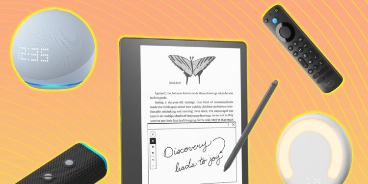 Amazon’s Fall Device Event: Wi-Fi-Boosting Echo Speakers, a Kindle for Note-Taking and More