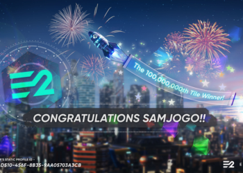 E$10,000(USD) Reward for the 100m’th Tile Purchased + 700% increase in P2P Jewel Sales