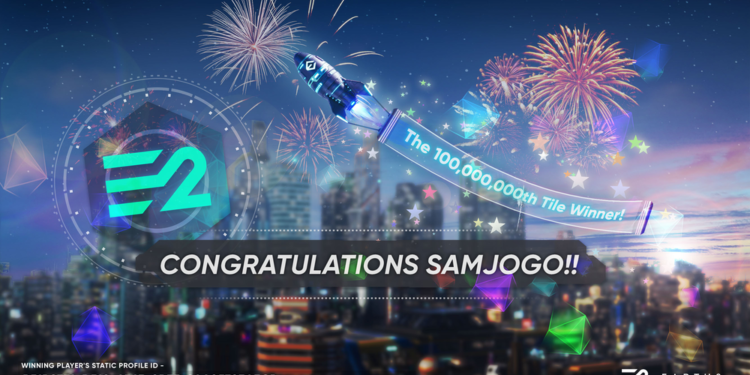 E$10,000(USD) Reward for the 100m’th Tile Purchased + 700% increase in P2P Jewel Sales