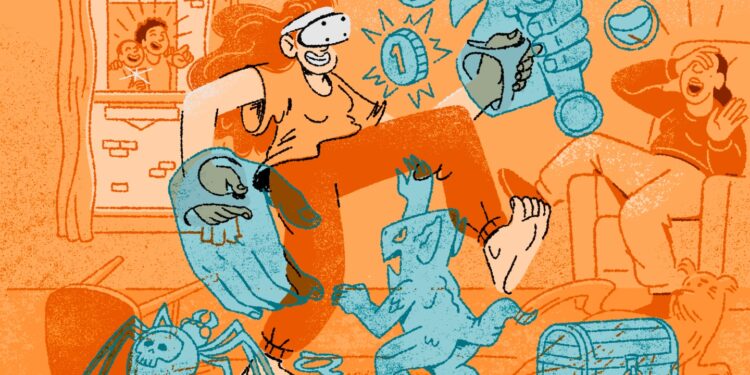 Virtual reality games are funny. Why aren’t they pitched that way?