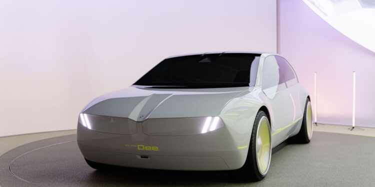 The BMW i Vision Dee is a future EV sport sedan that can talk back to you