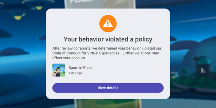 Meta is still adding basic moderation features to its VR playscape