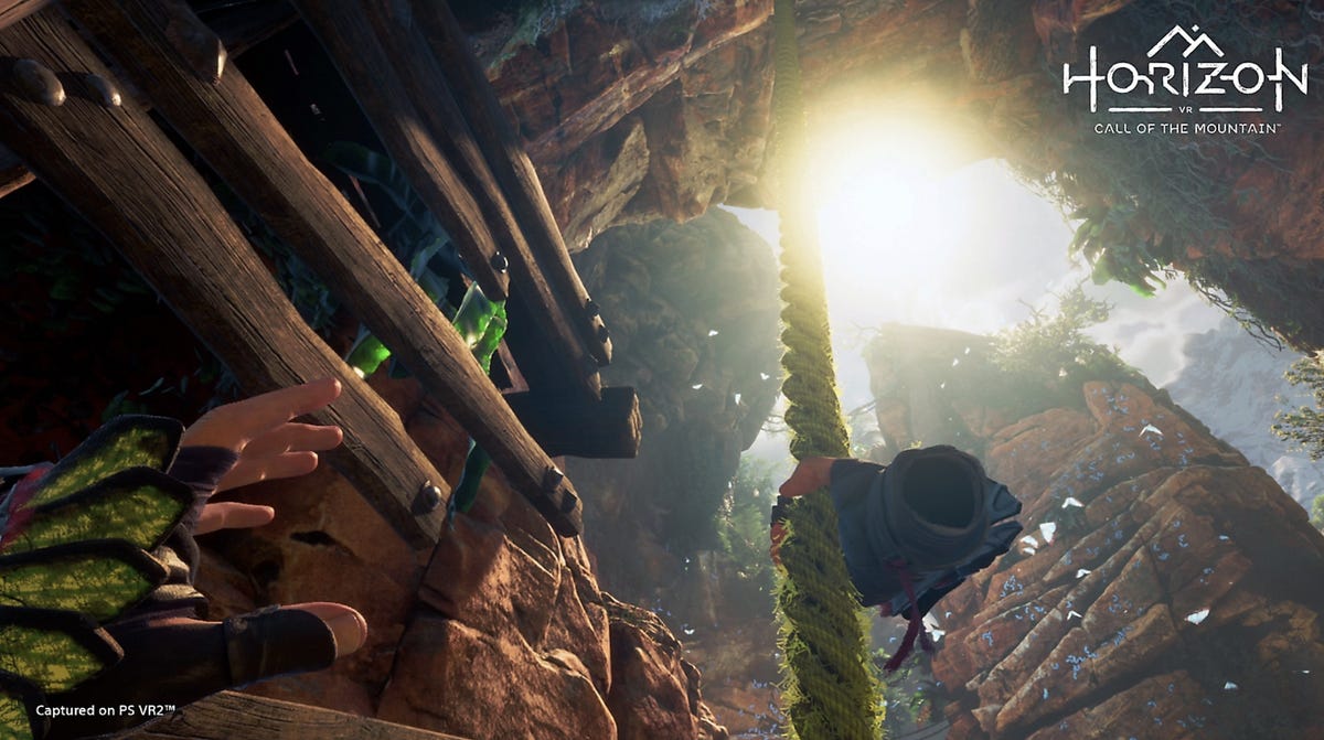 horizon: call of the mountain screenshot for psvr 2