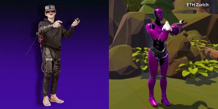 These Swiss engineers have built a VR suit that could help you ‘feel’ things in the metaverse