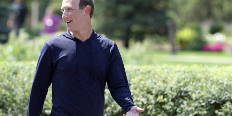 Meta CEO Mark Zuckerberg talks company’s AI efforts to employees