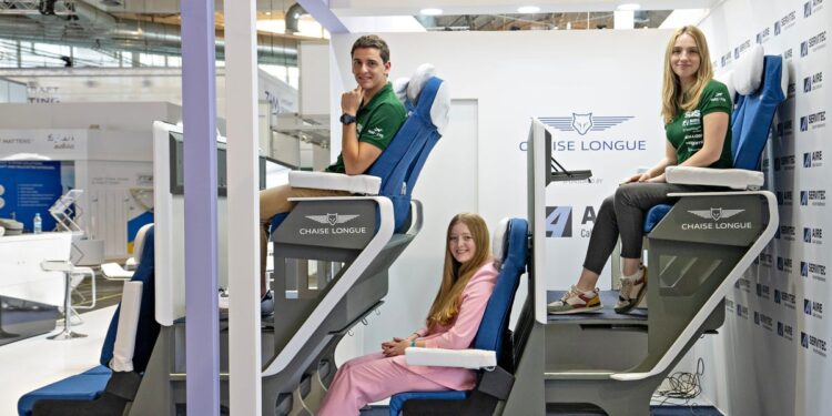 Double-Level Economy Plane Seat Designer Says Airlines Are Interested
