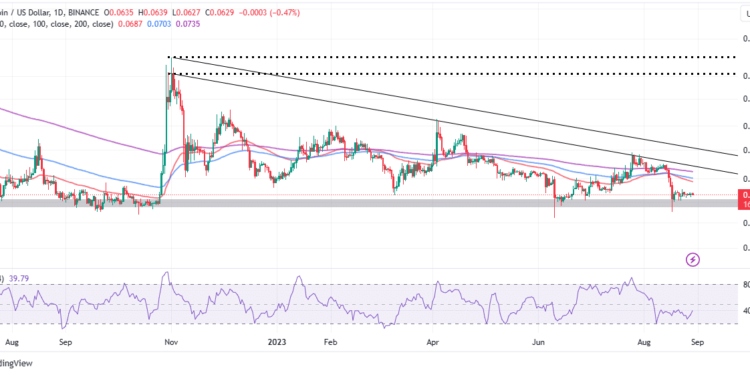 DOGE Price On The Edge Of A Massive Fall Targeting $0.04