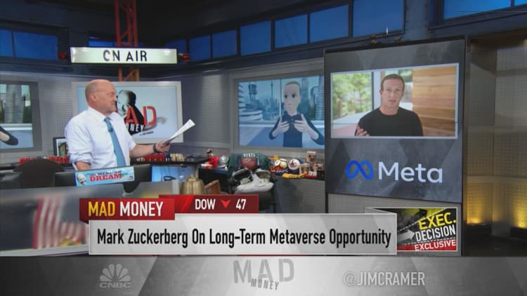 Metaverse investments — Jim Cramer's interview with Meta CEO Mark Zuckerberg