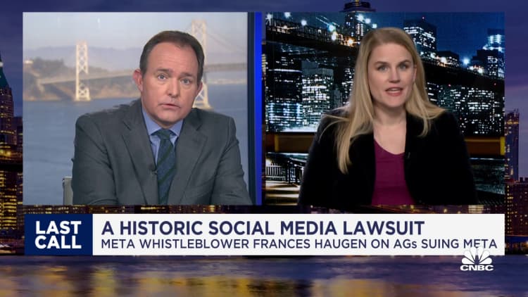 Meta whistleblower Frances Haugen gives her take on 42 states suing Meta