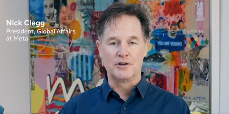 Meta’s Nick Clegg Calls Out Educators and Enterprise